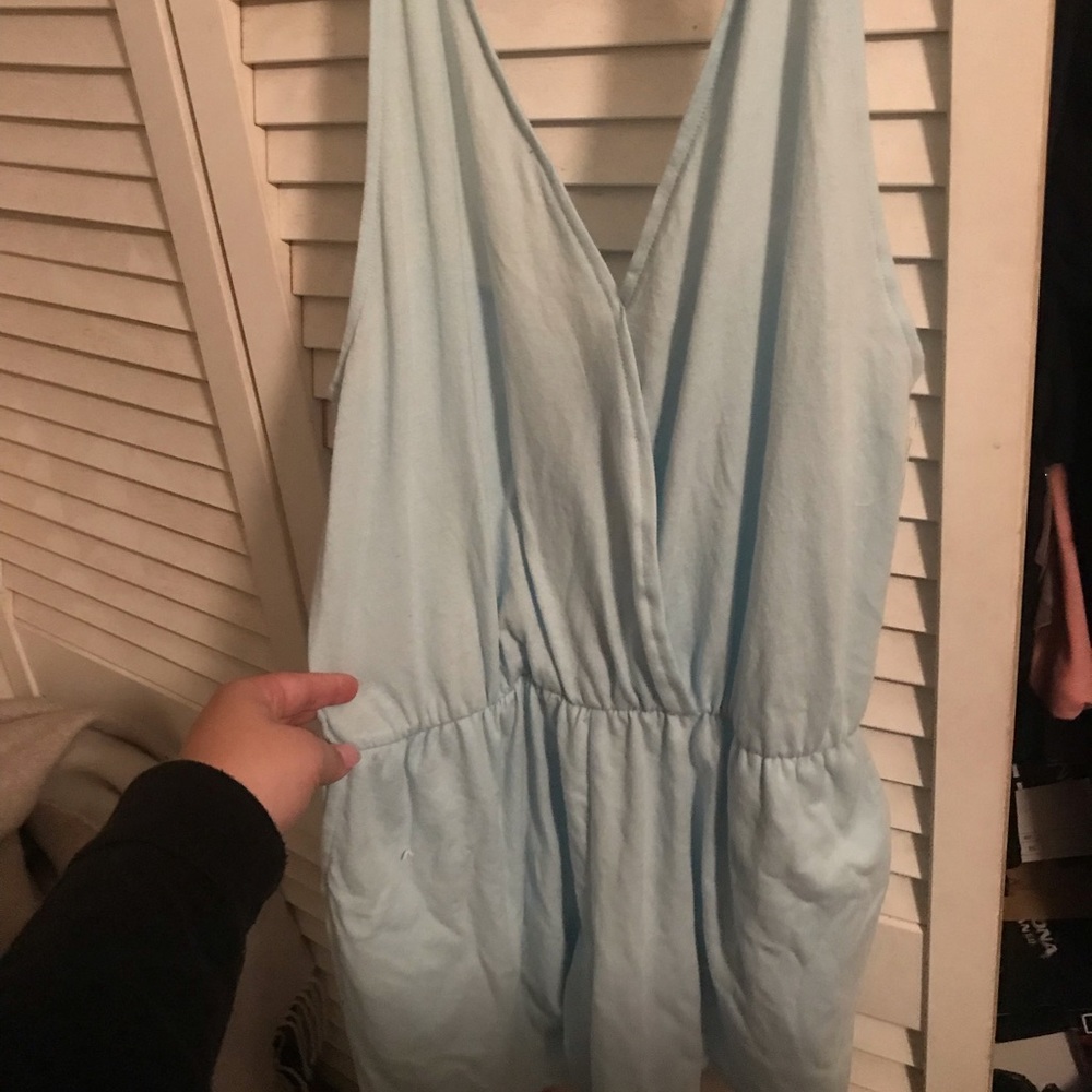 Light blue romper